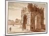 The Arch of Janus: Excavation of the Forum Boarium, 1833-Agostino Tofanelli-Mounted Giclee Print