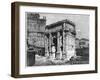 The Arch of Septimius Severus, Roman Forum, Rome, Italy, Late 19th Century-J Cauchard-Framed Giclee Print