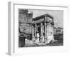 The Arch of Septimius Severus, Roman Forum, Rome, Italy, Late 19th Century-J Cauchard-Framed Giclee Print