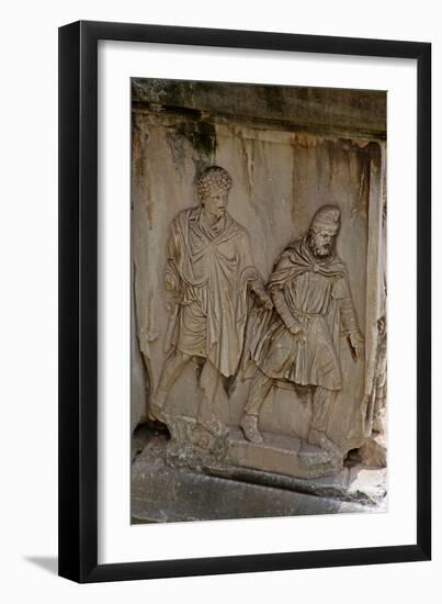 The Arch of Settimio Severo-null-Framed Giclee Print