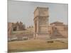 The Arch of Titus in Rome, 1839-Carl-Christian-Constantin Hansen-Mounted Giclee Print