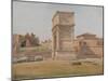 The Arch of Titus in Rome, 1839-Carl-Christian-Constantin Hansen-Mounted Giclee Print