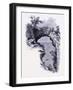 The Arch Rock on Mackinac Island United States of America-null-Framed Giclee Print