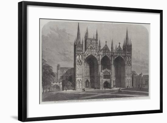 The Archaeological Institute of Great Britain and Ireland at Peterborough-Samuel Read-Framed Giclee Print