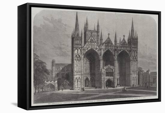 The Archaeological Institute of Great Britain and Ireland at Peterborough-Samuel Read-Framed Stretched Canvas