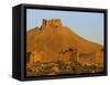 The Archaeological Site and Arab Castle, Palmyra, Unesco World Heritage Site, Syria, Middle East-Sylvain Grandadam-Framed Stretched Canvas