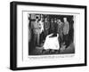 The Archaeologists and Egyptian Government Officials at the Examination of Tutankhamun's Mummy-null-Framed Giclee Print