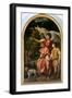 The Archangel and Tobias-Titian (Tiziano Vecelli)-Framed Giclee Print