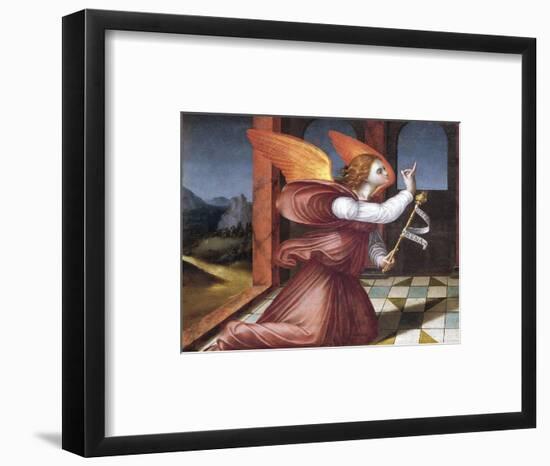 The Archangel Gabriel, Detail from the Annunciation-null-Framed Giclee Print