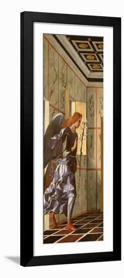 The Archangel Gabriel, from the Annunciation Diptych-Giovanni Bellini-Framed Giclee Print