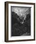 The Archangel Michael and His Angels Fighting the Dragon, 1865-1866-Gustave Doré-Framed Premium Giclee Print