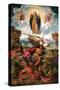 The Archangel Michael and the Devil-Giovanni Dosso Dossi-Stretched Canvas