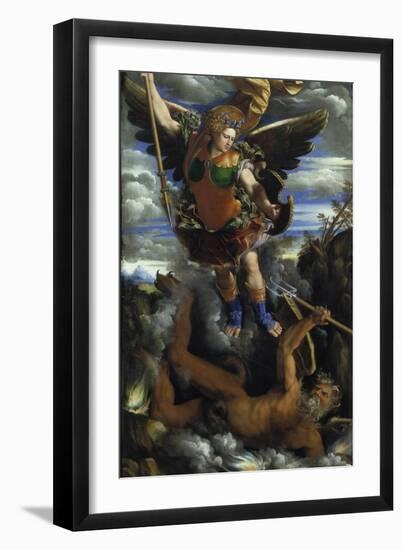 The Archangel Michael, C. 1540-Dosso Dossi-Framed Giclee Print