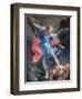 The Archangel Michael Defeating Satan, 1635, (Painting)-Guido Reni-Framed Giclee Print