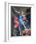 The Archangel Michael Defeating Satan, 1635, (Painting)-Guido Reni-Framed Giclee Print