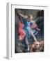 The Archangel Michael Defeating Satan, 1635, (Painting)-Guido Reni-Framed Giclee Print