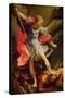 The Archangel Michael Defeating Satan-Guido Reni-Stretched Canvas