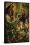 The Archangel Michael Fights Satan, (Revelation 12, 1-9)-Jacopo Robusti Tintoretto-Framed Stretched Canvas