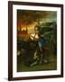 The Archangel Michael Slaying the Dragon-Raphael-Framed Giclee Print