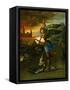 The Archangel Michael Slaying the Dragon-Raphael-Framed Stretched Canvas