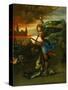 The Archangel Michael Slaying the Dragon-Raphael-Stretched Canvas