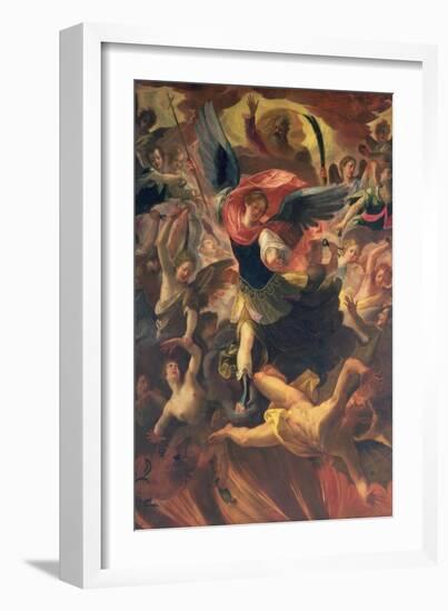 The Archangel Michael Vanquishing the Devil-Antonio Maria Viani-Framed Giclee Print