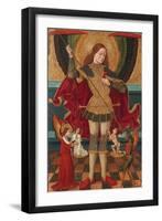 The Archangel Michael Weighing the Souls of the Dead-Juan de la Abadía the Elder-Framed Giclee Print