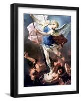 The Archangel Michael-Luca Giordano-Framed Giclee Print