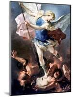 The Archangel Michael-Luca Giordano-Mounted Giclee Print