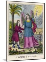 The Archangel Raphael Advises Tobias to Catch a Fish-Chiesa-Mounted Art Print