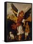 The Archangel Raphael and Tobias-Titian (Tiziano Vecelli)-Framed Stretched Canvas