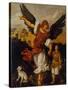 The Archangel Raphael and Tobias-Titian (Tiziano Vecelli)-Stretched Canvas