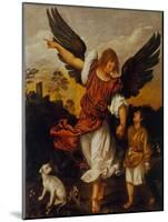 The Archangel Raphael and Tobias-Titian (Tiziano Vecelli)-Mounted Giclee Print