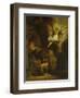 The Archangel Raphael Taking Leave of the Tobit Family, 1637-Rembrandt van Rijn-Framed Giclee Print