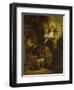 The Archangel Raphael Taking Leave of the Tobit Family, 1637-Rembrandt van Rijn-Framed Giclee Print