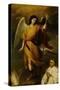 The Archangel Raphael with Bishop Domonte-Bartolome Esteban Murillo-Stretched Canvas