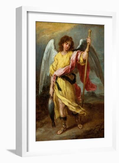 The Archangel Raphael-Bartolome Esteban Murillo-Framed Giclee Print