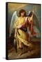 The Archangel Raphael-Bartolome Esteban Murillo-Framed Stretched Canvas