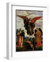 The Archangels Triumphing over Lucifer-Marco D'oggiono-Framed Giclee Print