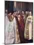 The Archbishop of Canterbury and York, and Other Prelates, the Coronation-null-Mounted Giclee Print