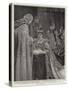 The Archbishop of York Putting the Sceptre into the Queen's Hand-William Hatherell-Stretched Canvas