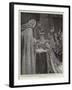 The Archbishop of York Putting the Sceptre into the Queen's Hand-William Hatherell-Framed Giclee Print
