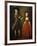 The Archbold Children: a Group Portrait of a Little Boy, Full Length Wearing a Beige Coat, Dark…-Philippe Mercier-Framed Giclee Print