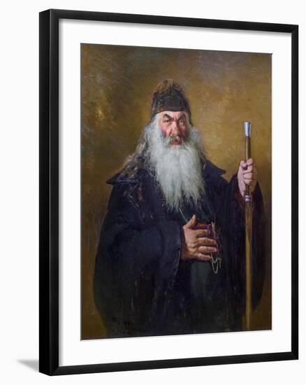 The Archdeacon, 1877 (Oil on Canvas)-Ilya Efimovich Repin-Framed Giclee Print