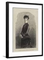 The Archduchess Maria Christina of Austria, the Future Queen of Spain-null-Framed Giclee Print