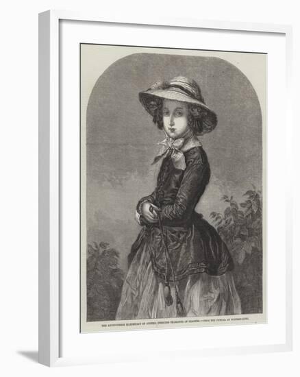 The Archduchess Maximilian of Austria, Princess Charlotte of Belgium-null-Framed Giclee Print