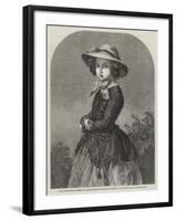 The Archduchess Maximilian of Austria, Princess Charlotte of Belgium-null-Framed Giclee Print