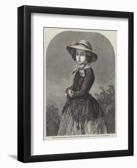 The Archduchess Maximilian of Austria, Princess Charlotte of Belgium-null-Framed Giclee Print