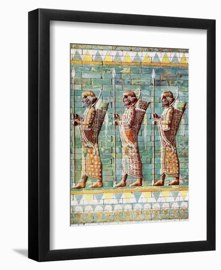 The Archers of Kiing Darius, Susa, Iran, 1933-1934-null-Framed Giclee Print