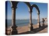 The Arches Sculpture on the Malecon, Puerto Vallarta, Jalisco, Mexico, North America-Michael DeFreitas-Stretched Canvas